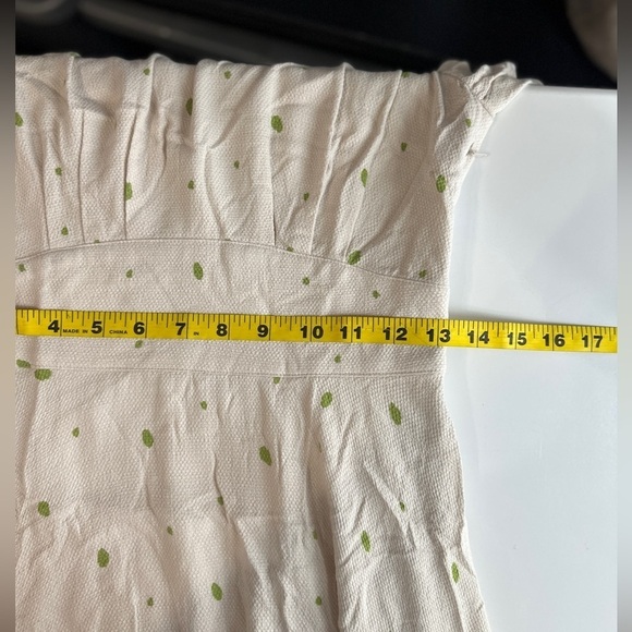 NWT Free People Abbie Reversible Fit & Flare Mini Dress Ivory Sz 2 - Picture 13 of 14